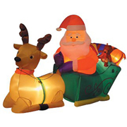 light up inflatable christmas decorations reindeer